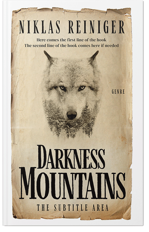 Front view of Premade Mystery & Thriller & Suspense Book Cover - Akaroa