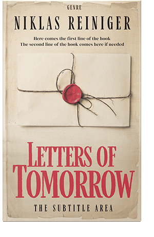 Pre Made Book Cover Stark White