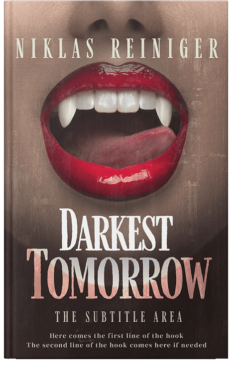 Front view of Roman Coffee #24897 - Premade Horror Book Cover