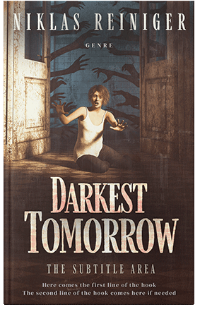 Pre Made Book Cover Woody Brown