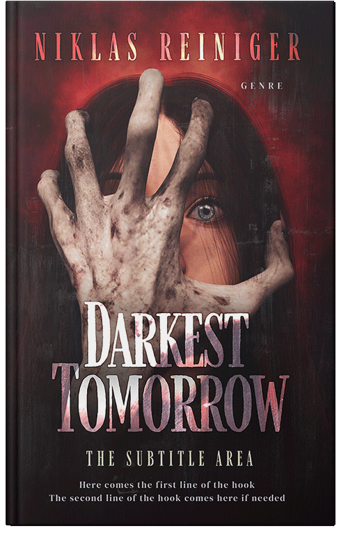 Front view of Eunry #24900 - Premade Horror Book Cover