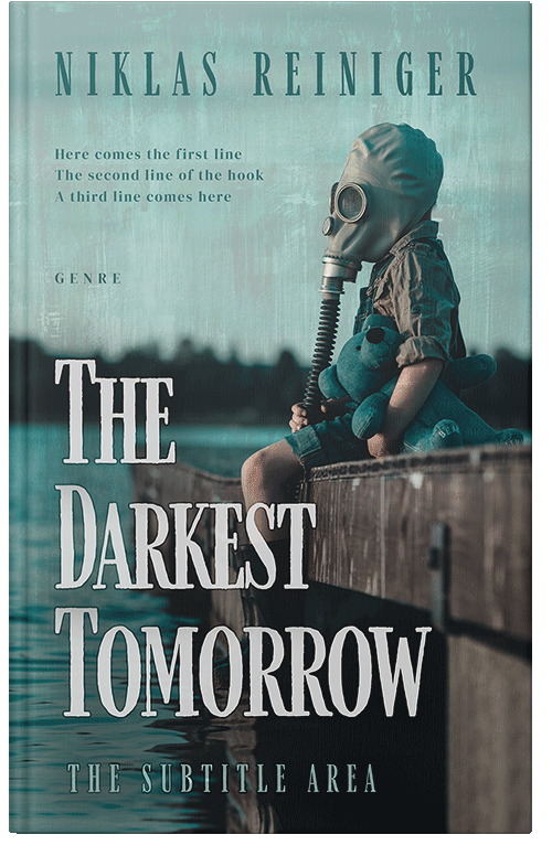 Front view of Premade Apocalyptica Book Cover - Outer Space