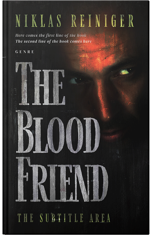 Front view of Del Rio #24918 - Premade Mystery & Thriller & Suspense Book Cover