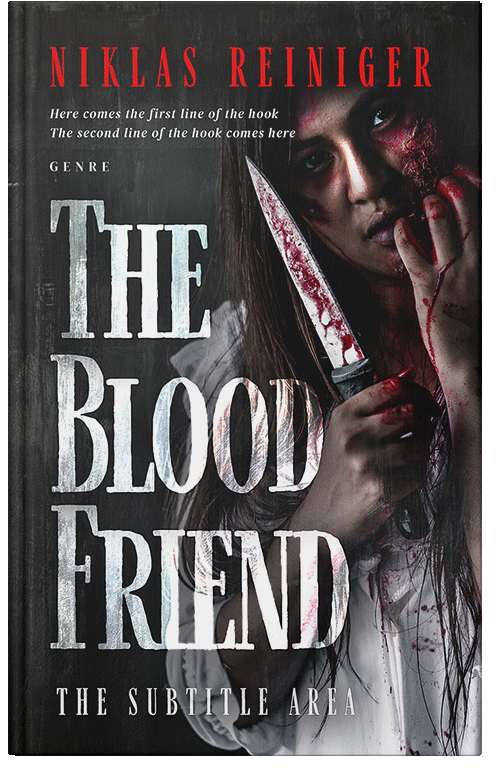 Front view of Cold Turkey #24919 - Premade Horror Book Cover
