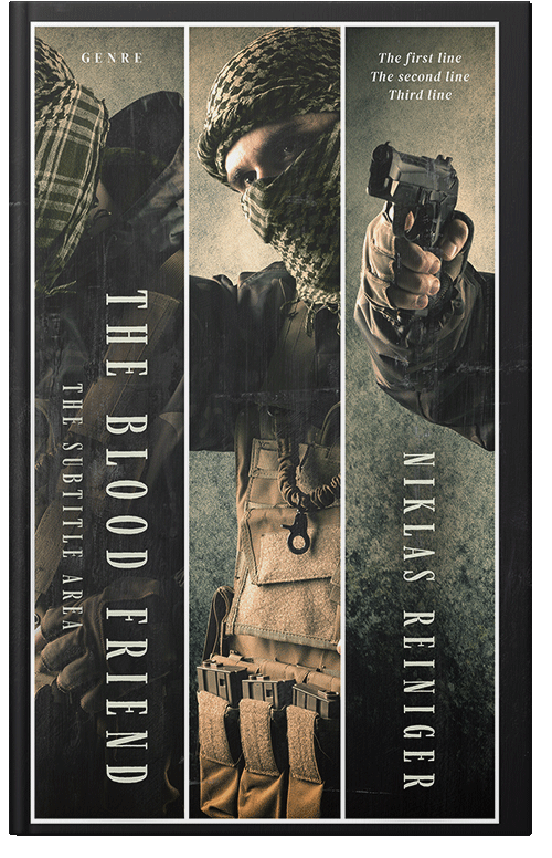 Front view of Heavy Metal #24921 - Premade Mystery & Thriller & Suspense Book Cover