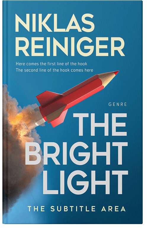 Front view of Blue Chill #24927 - Premade Business Book Cover