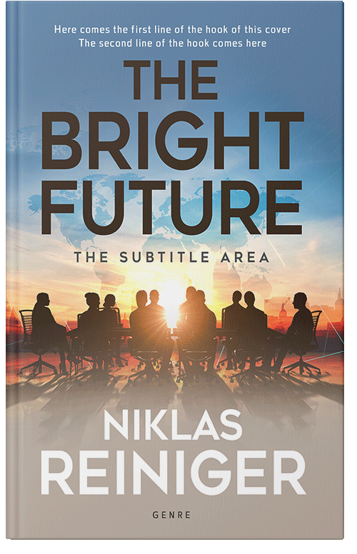 Front view of Premade Business Book Cover - Cotton Seed