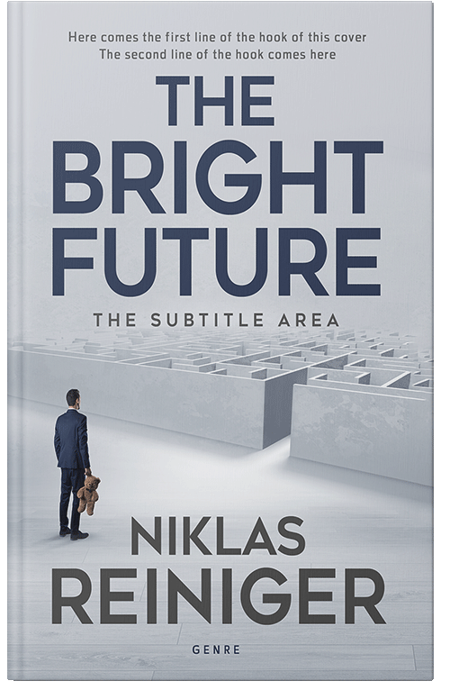 Front view of Mischka #24938 - Premade Business Book Cover