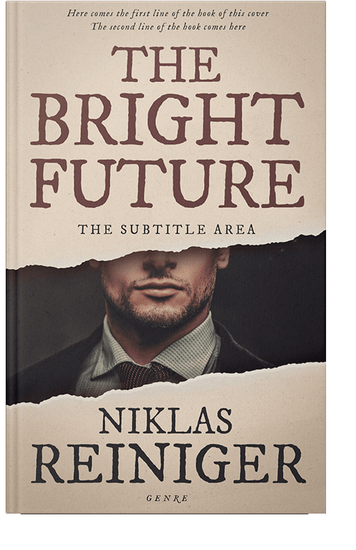 Front view of Bone #24947 - Premade Historical Book Cover