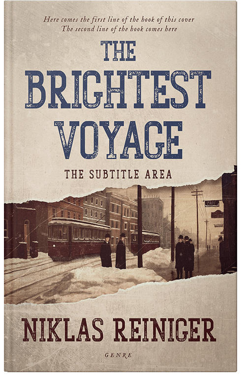 Front view of Premade Historical Book Cover - Akaroa
