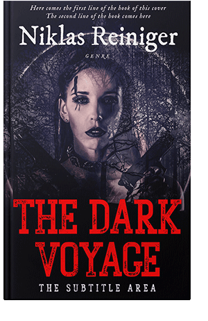 Pre Made Book Cover Ebony