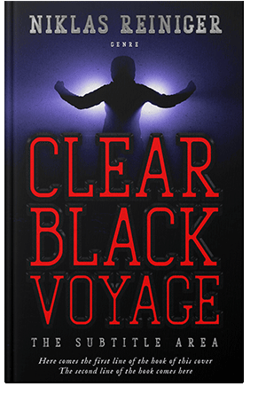 Pre Made Book Cover Alizarin Crimson