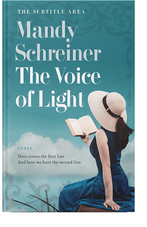 Front view of Paradiso #24989 - Premade Historical Book Cover