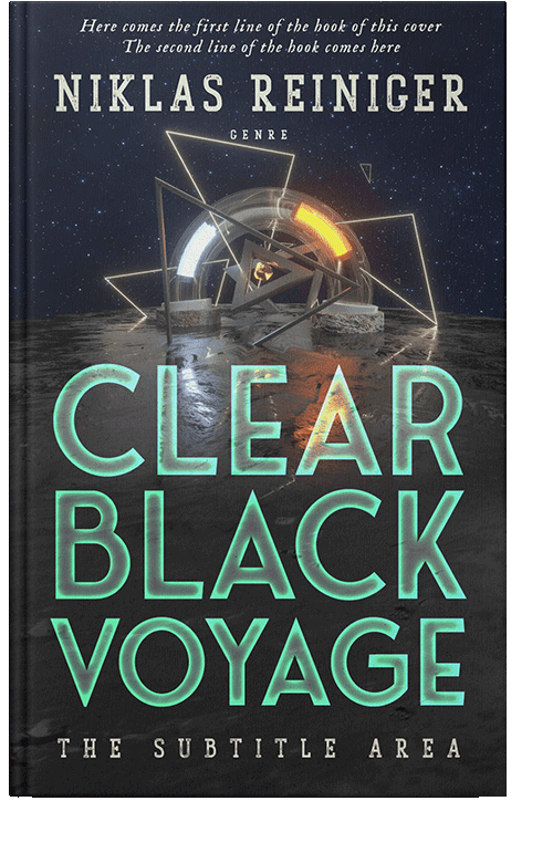 Front view of Shark #24992 - Premade Science Fiction Book Cover | BookCoverZone