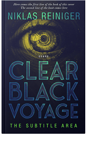 Pre Made Book Cover Ebony