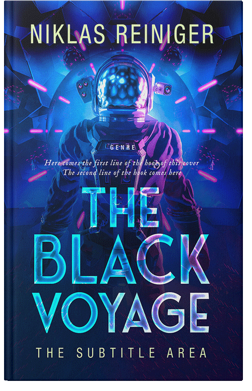 Front view of Premade Science Fiction Book Cover - Downriver