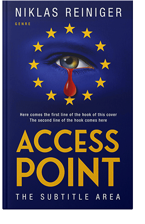 Pre Made Book Cover Gulf Blue