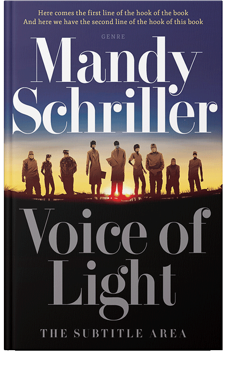 Front view of Indian Khaki #25015 - Premade Health & Mind & Body Book Cover