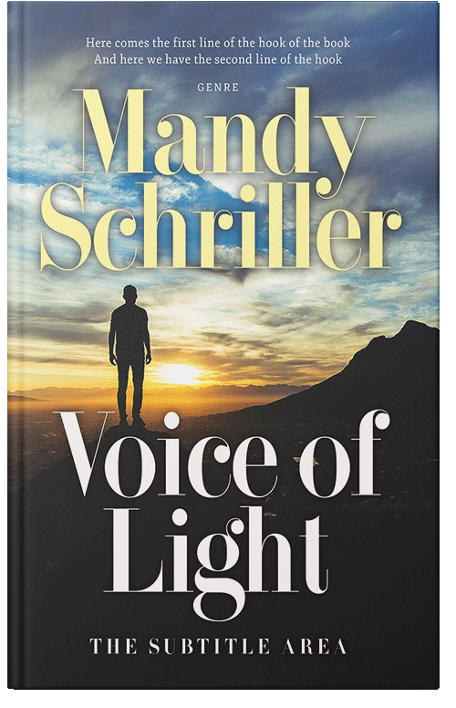 Front view of Premade Self-Improvement & Self-Help Book Cover - Double Spanish White