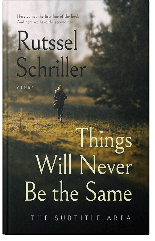 Front view of Premade Literary Fiction Book Cover - Akaroa