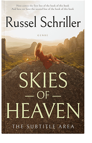 Pre Made Book Cover Metallic Bronze