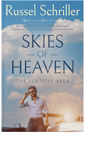 Pre Made Book Cover Silver