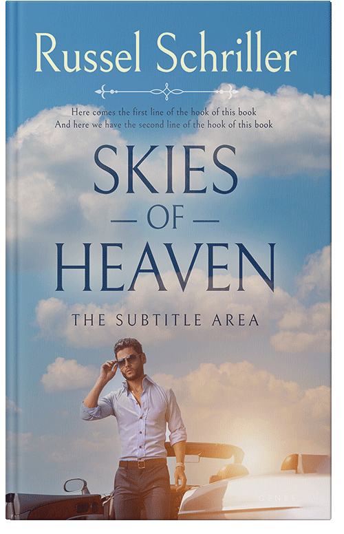 Front view of Premade Royal Romance Book Cover - Silver