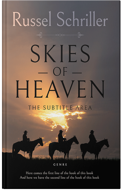 Front view of Premade Action & Adventure Book Cover - Masala