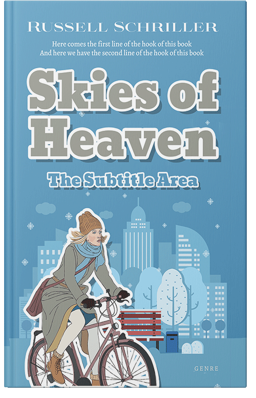 Front view of Premade Chick Lit Book Cover - Glacier