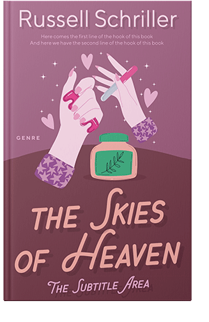 Pre Made Book Cover Cannon Pink