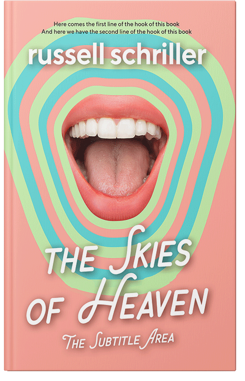 Front view of Cashmere #25047 - Premade Abstract Book Cover