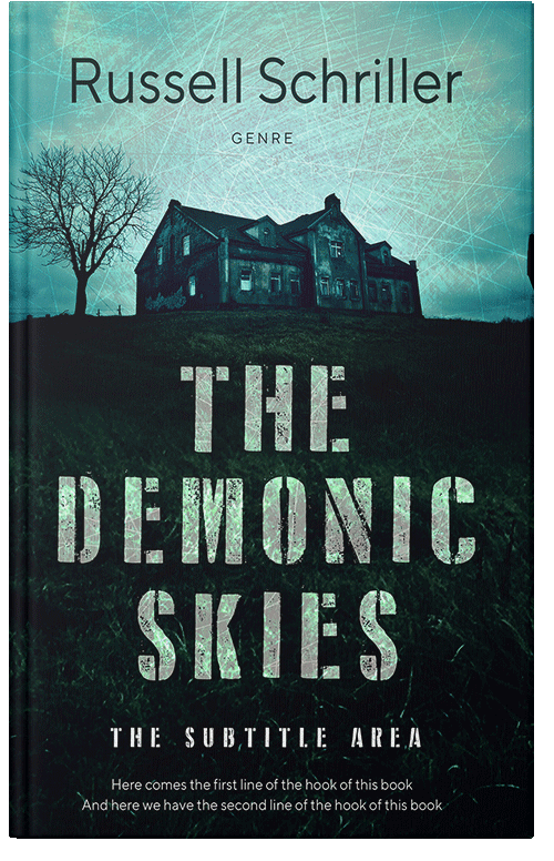 Front view of Firefly #25058 - Premade Horror Book Cover