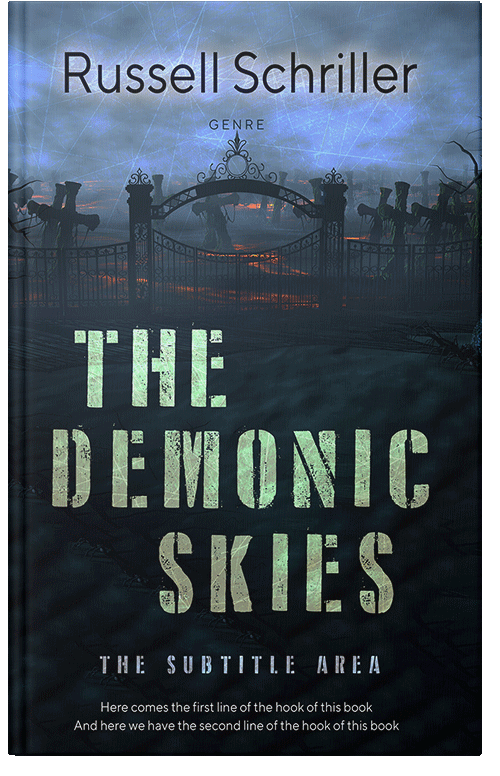 Front view of Aztec #25060 - Premade Fantasy Book Cover