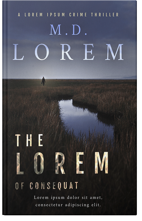 Front view of Premade Nature Book Cover - Baltic Sea