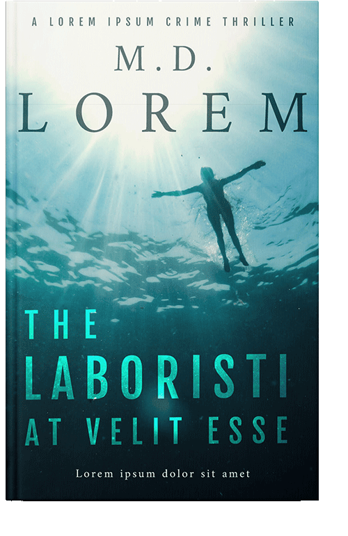 Front view of Harp #25064 - Premade Action & Adventure Book Cover