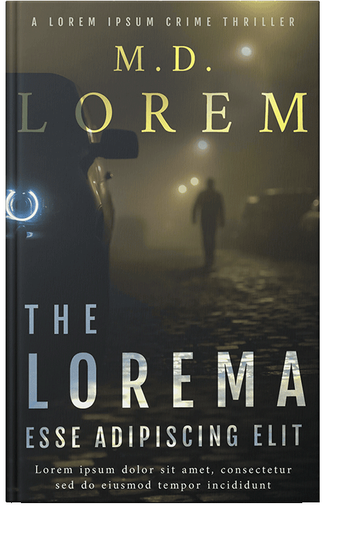 Front view of Rangitoto #25066 - Premade Mystery & Thriller & Suspense Book Cover