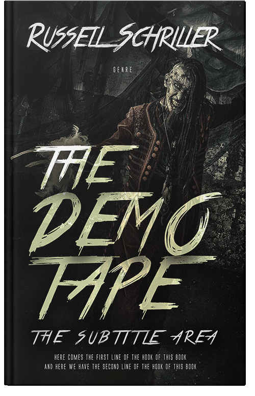 Front view of Cod Gray #25073 - Premade Action & Adventure Book Cover