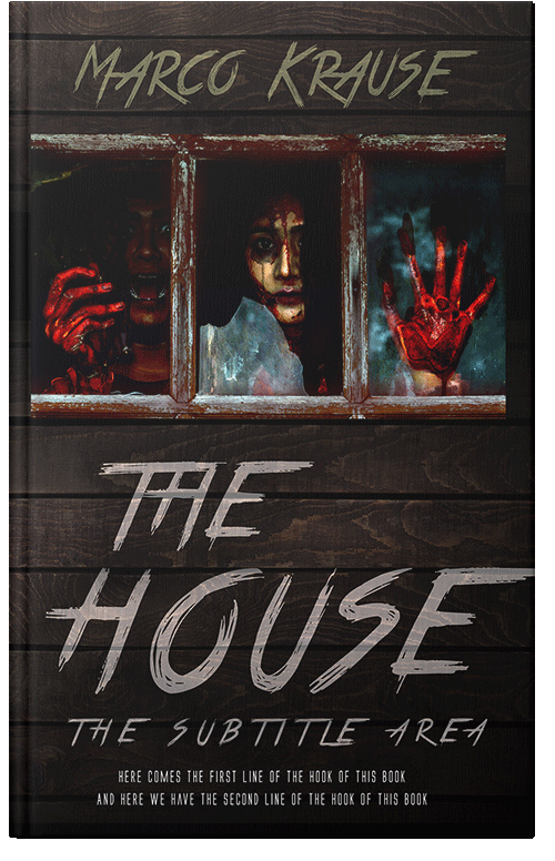 Front view of Gondola #25078 - Premade Apocalyptica Book Cover