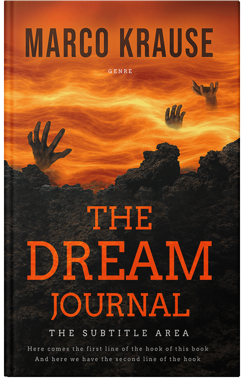 Front view of Premade Horror Book Cover - Bamboo