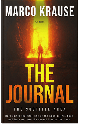 Pre Made Book Cover Gamboge