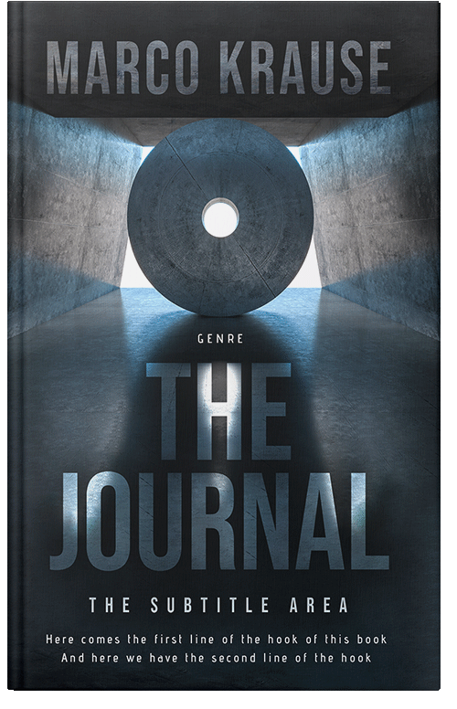 Front view of Ebony Clay #25088 - Premade Business Book Cover