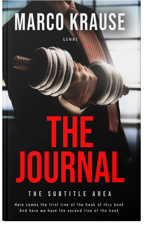 Front view of Premade Business Book Cover - Zeus