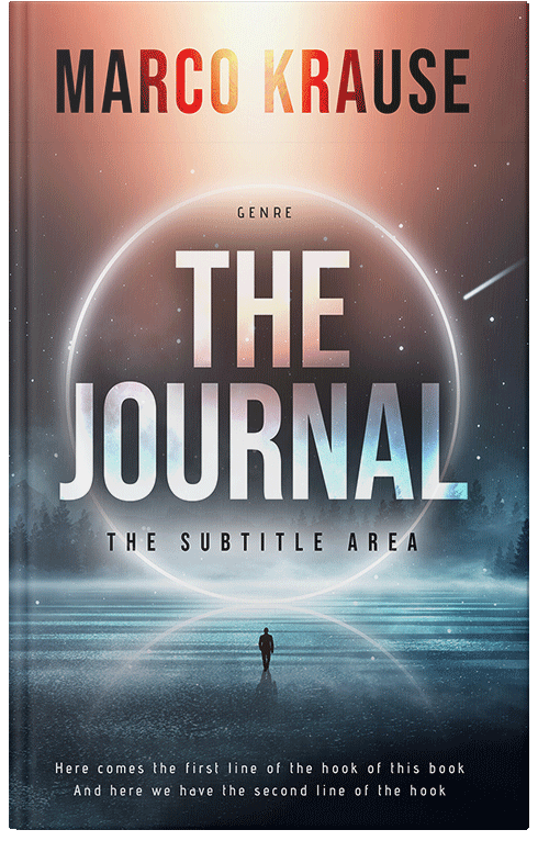 Front view of Silk #25092 - Premade Fantasy Book Cover