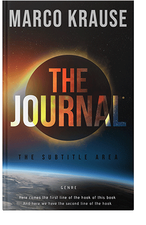 Pre Made Book Cover Antique Brass