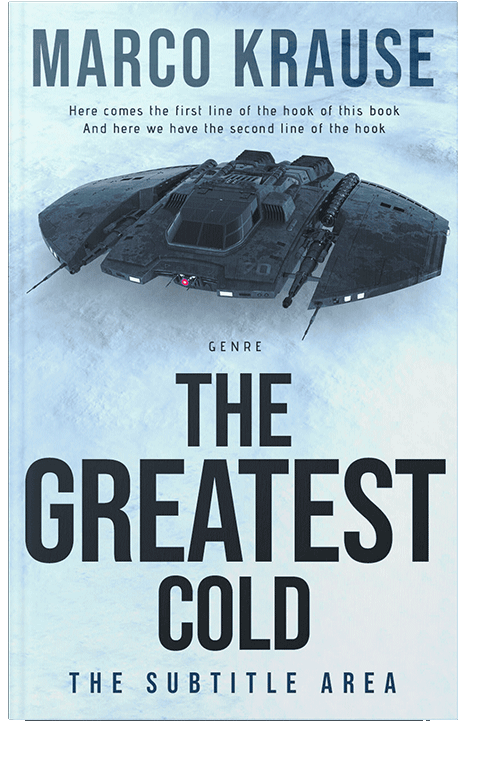 Front view of Pickled Bluewood #25095 - Premade Science Fiction Book Cover