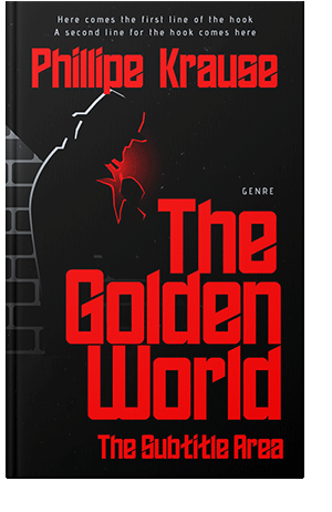 Pre Made Book Cover Black