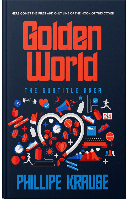 Front view of Black Pearl #25102 - Premade Health & Mind & Body Book Cover