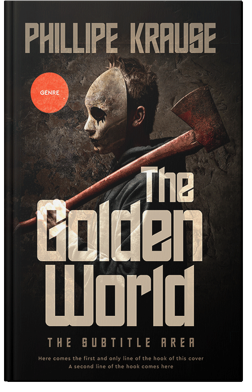 Front view of Oil #25106 - Premade Horror Book Cover