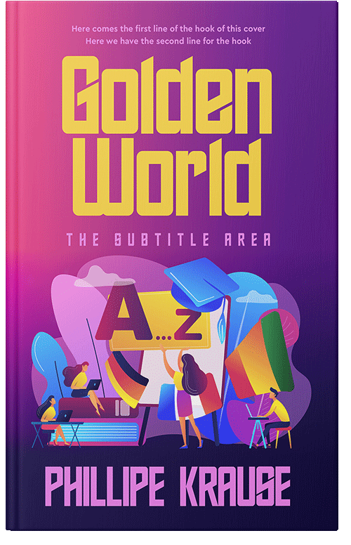 Front view of Seance #25109 - Premade Abstract Book Cover