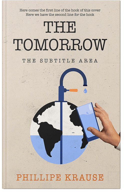 Front view of Pearl Bush #25110 - Premade Abstract Book Cover